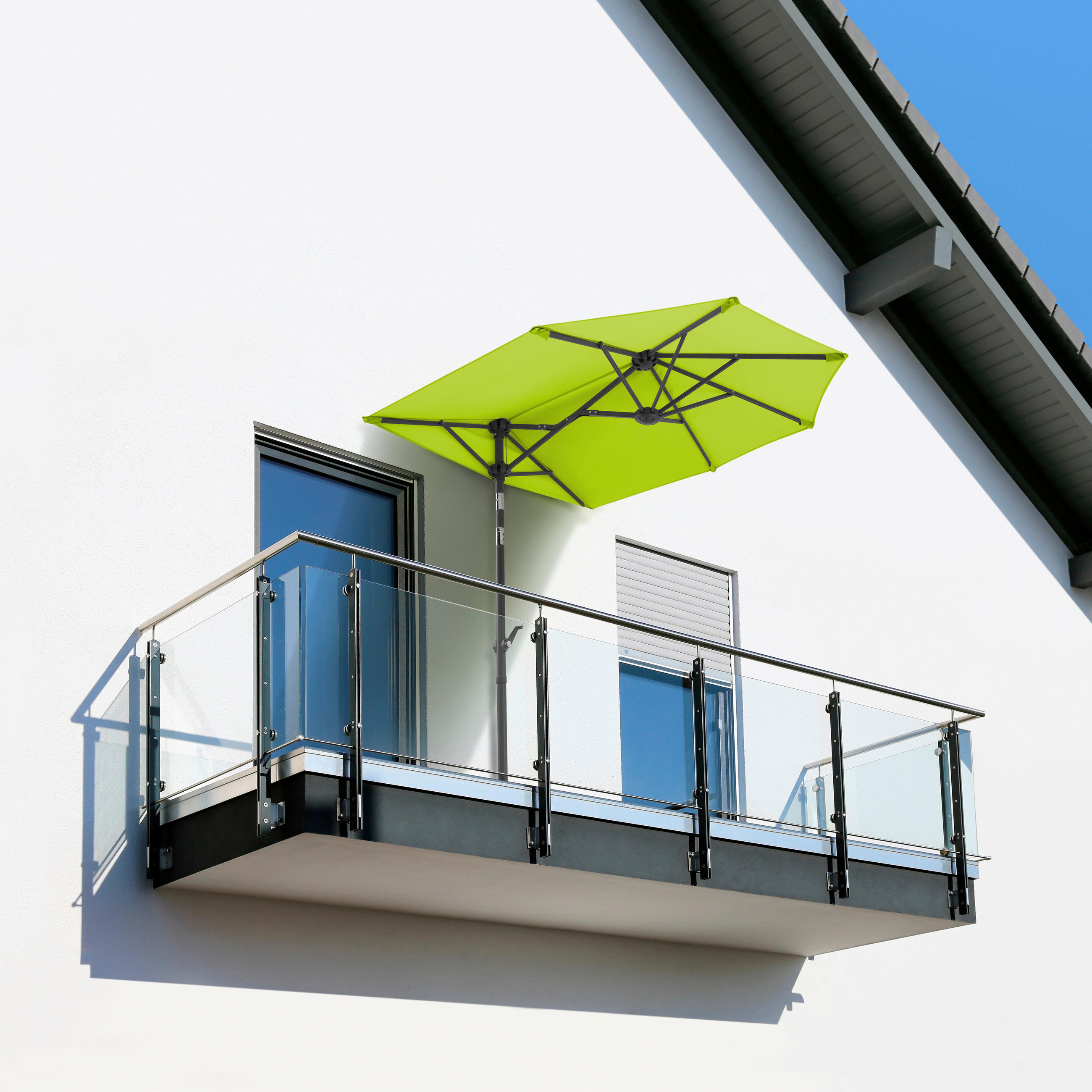 Schneider Ampelschirm Grün 150x228x150 cm