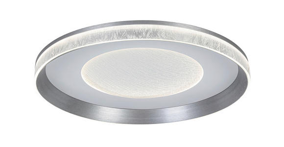 LED-DECKENLEUCHTE 50/9 cm   - Dunkelgrau/Transparent, Design, Kunststoff/Metall (50/9cm) - Novel