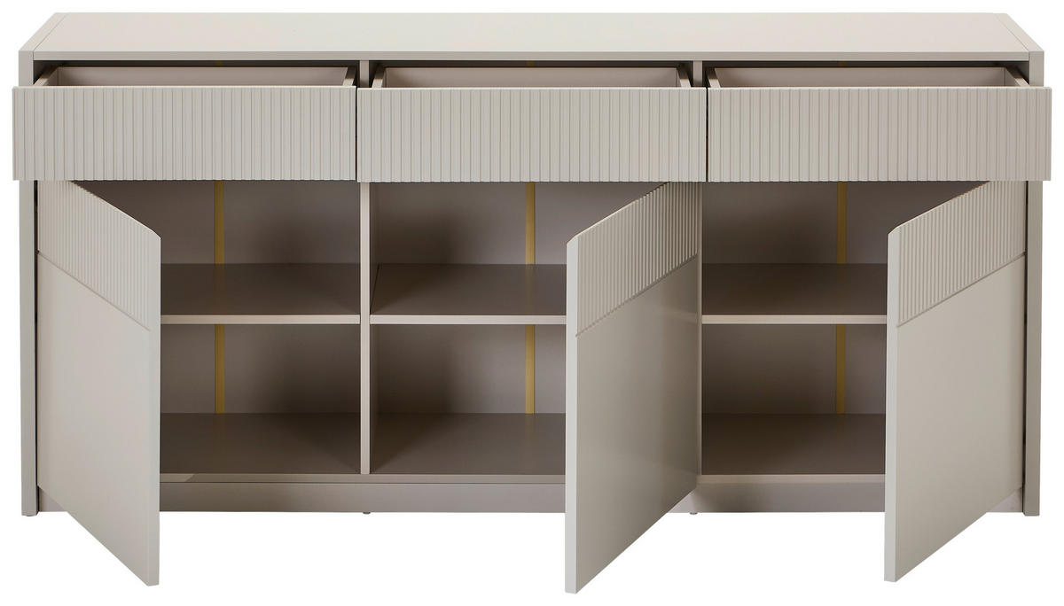 SIDEBOARD  in 173/80/40 cm  - Kaschmir/Eichefarben, Trend, Holzwerkstoff (173/80/40cm) - Xora