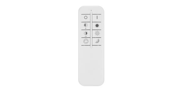 LED-DECKENLEUCHTE 46,8/6 cm - Schwarz/Weiß, Trend, Kunststoff/Metall (46,8/6cm) - Novel