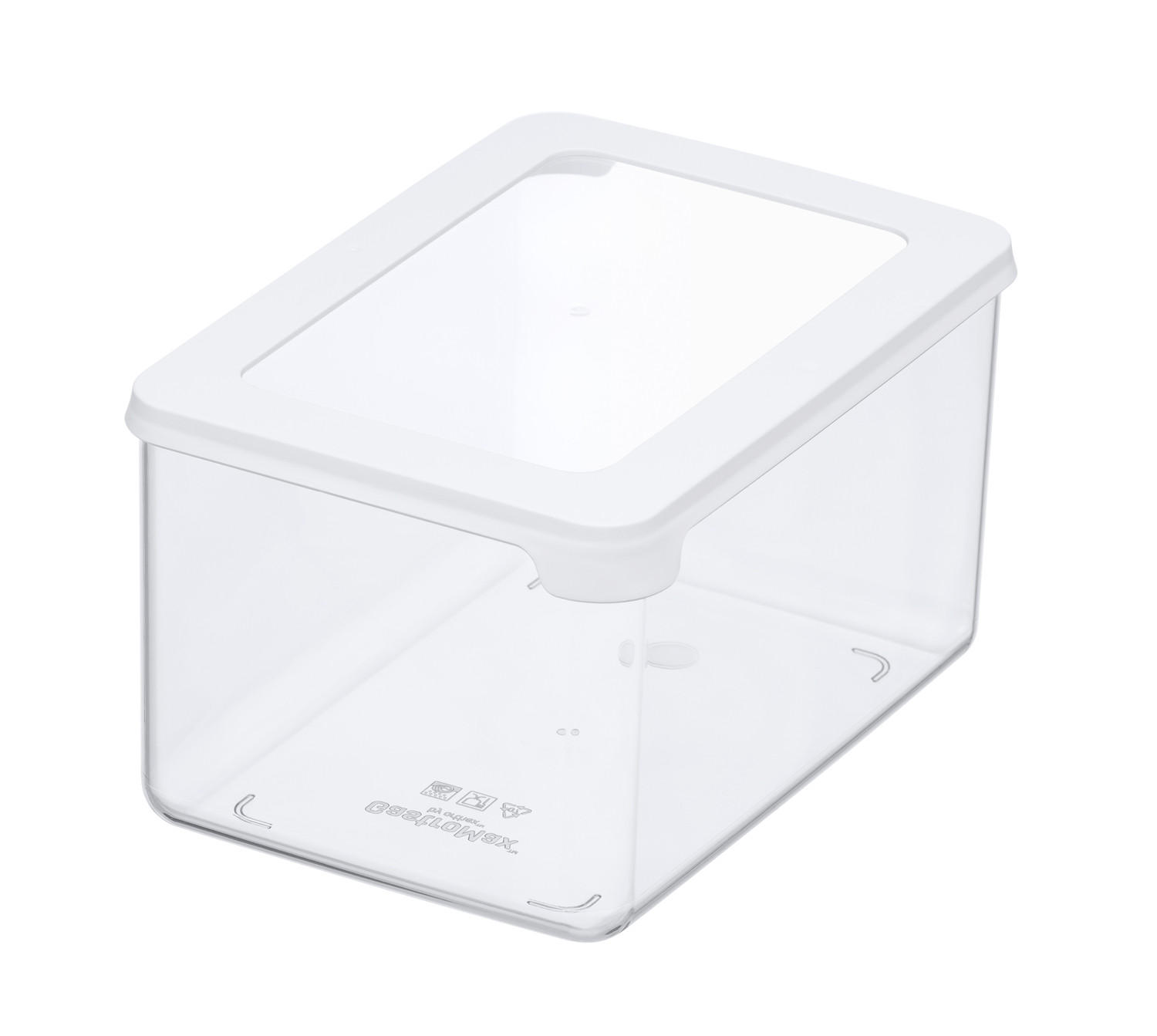 MATLÅDA 1,65 l  - vit/transparent, Basics, plast (12,5/18/10cm) - Gastromax by Orthex