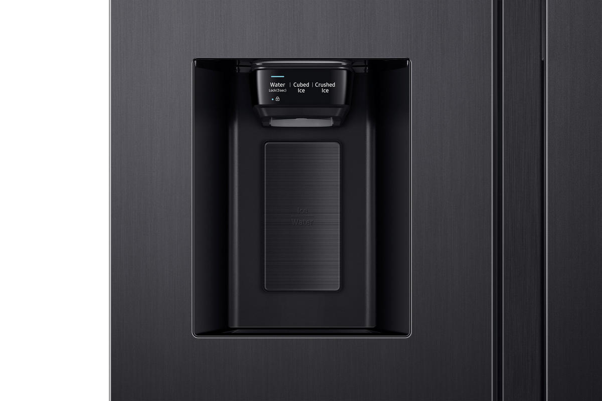 SIDE-BY-SIDE 91,2/178,0/71,6 cm RS6GA854CB1/EG  - Schwarz, Basics, Glas/Kunststoff (91,2/178,0/71,6cm) - Samsung