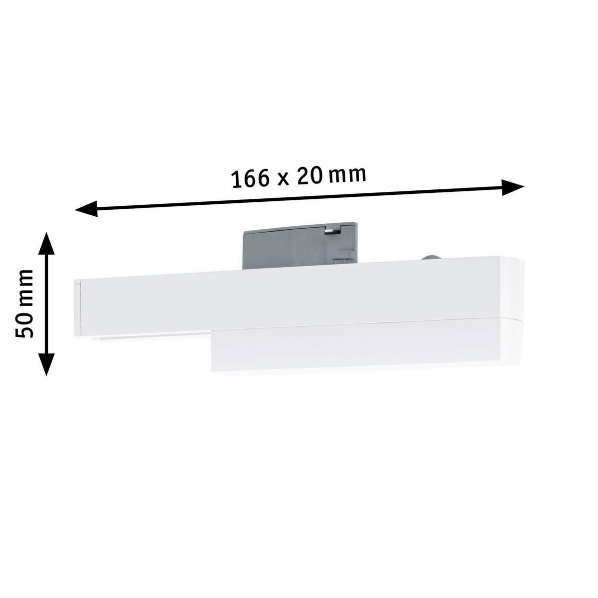 SCHIENENSYSTEM-ADAPTER - Basics (17,5/5,0/2,0cm) - Paulmann