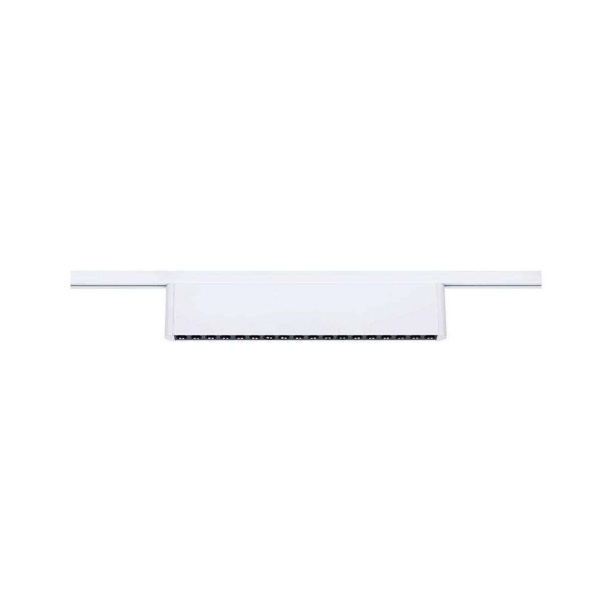 SCHIENENSYSTEM-STRAHLER Urail Zelos 37,2/7,4/2,3 cm  - Weiß, Basics, Metall (37,2/7,4/2,3cm) - Paulmann