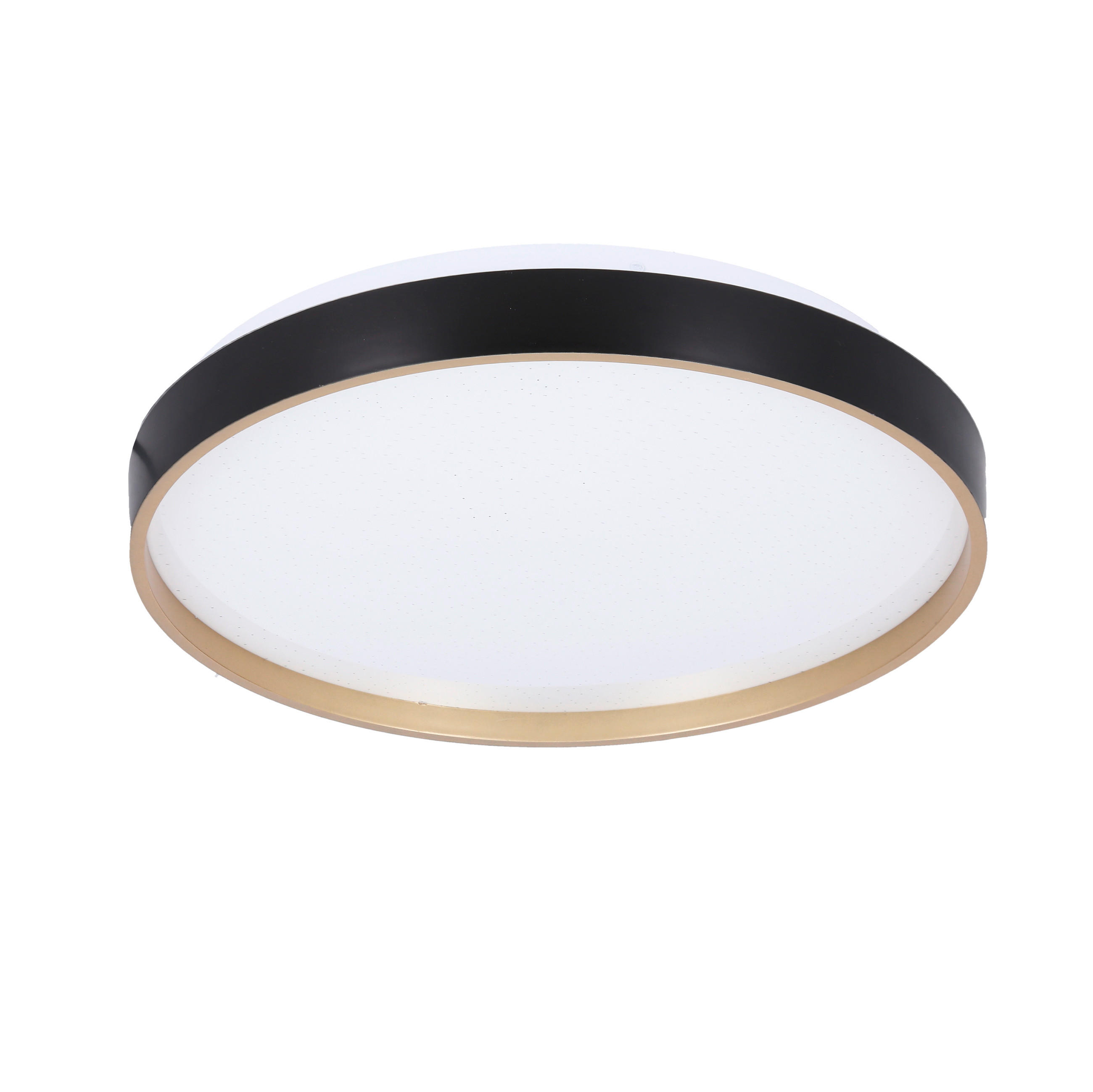 LED-TAKLAMPA Florida 33/33/6 cm  - vit/svart, Klassisk, metall/plast (33/33/6cm)