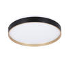 LED-TAKLAMPA Florida 33/33/6 cm  - vit/svart, Klassisk, metall/plast (33/33/6cm)