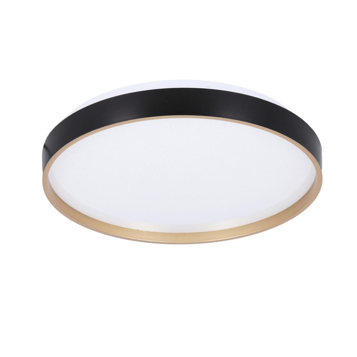 LED-TAKLAMPA Florida 33/33/6 cm  - vit/svart, Klassisk, metall/plast (33/33/6cm)