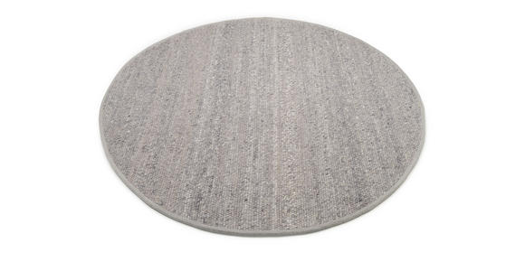 HANDWEBTEPPICH 200/200 cm Helsinki Grau  - Grau, Basics, Textil (200/200cm) - Linea Natura