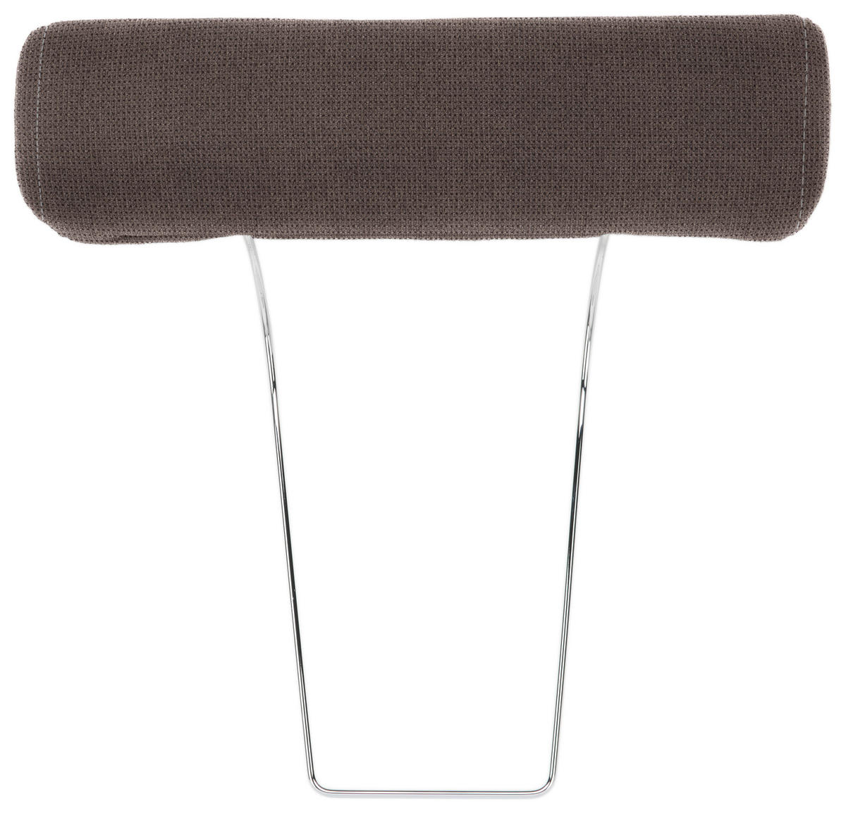 KOPFSTÜTZE in Webstoff  - Dunkelbraun, Design, Textil (52/14/12cm) - Carryhome