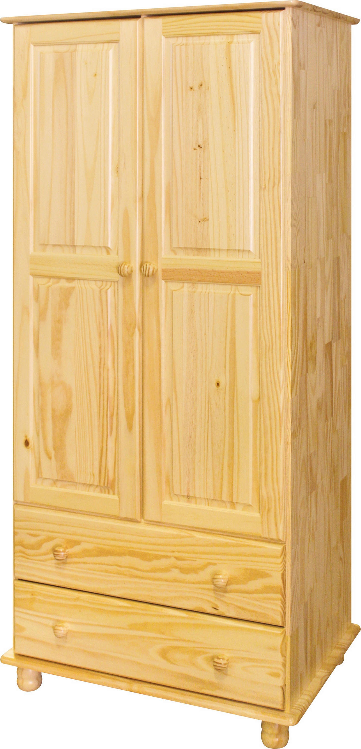 Livetastic Kleiderschrank Natur 82x177x52 cm
