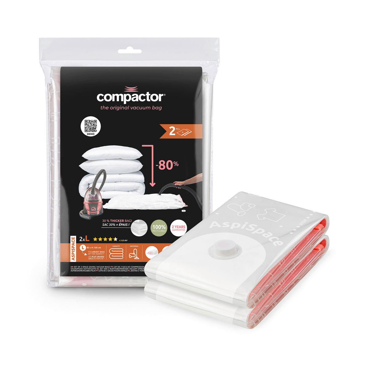 VAKUOVÝ PYTEL - Basics (80/100cm)