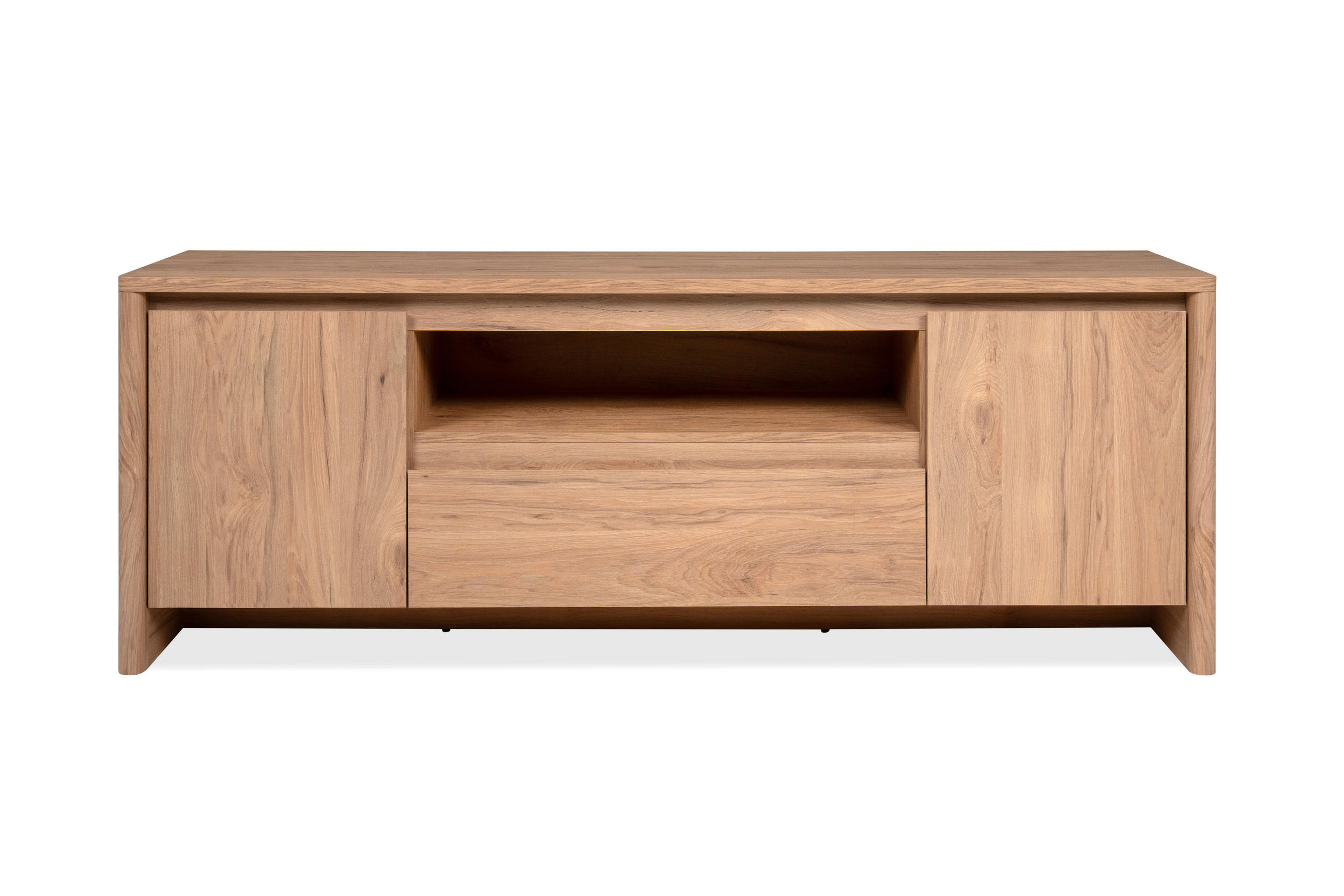 LOWBOARD  163,5/59/40 cm  stehend  - Naturfarben, Design, Holzwerkstoff (163,5/59/40cm) - MID.YOU