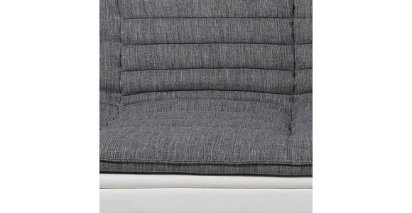SCHLAFSOFA in Textil Grau, Weiß  - Chromfarben/Weiß, Design, Textil/Metall (196/91/98cm) - Carryhome