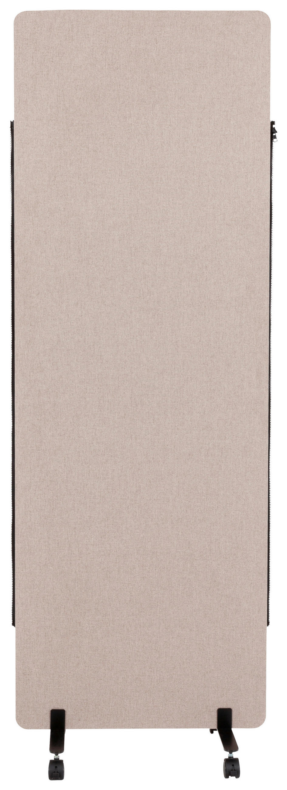 MELLANVÄGG  i metall, plast, textil  taupe  - taupe, Basics, metall/textil (60/177/3cm) - MID.YOU