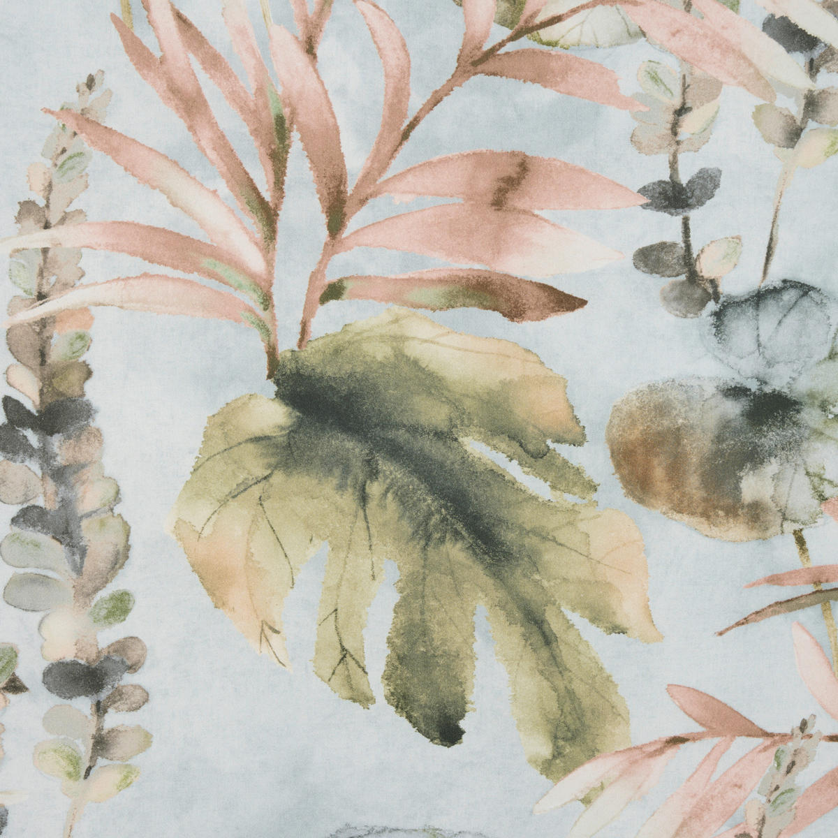 VORHANGSTOFF per lfm blickdicht  - Pastellblau, Basics, Textil (140cm) - Esposa