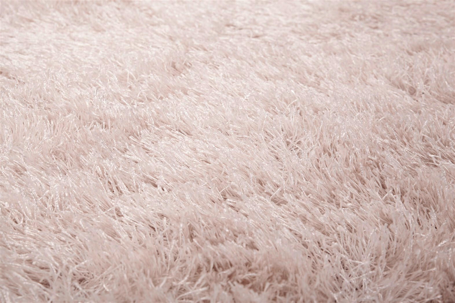 Thumbnail - Kayoom Hochflorteppich Diamond 700 Puderrosa, Hellrosa, Textil, Uni, rechteckig, 80x150 cm, pflegeleicht, Teppiche & Böd...