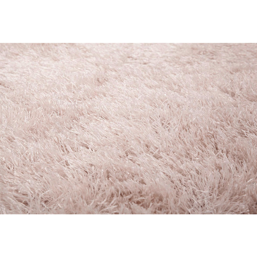 Thumbnail - Hochflorteppich Diamond 700 Puderrosa, Hellrosa, Textil, Uni, rechteckig, 80x150 cm, pflegeleicht, Teppiche & Böden, Tep...