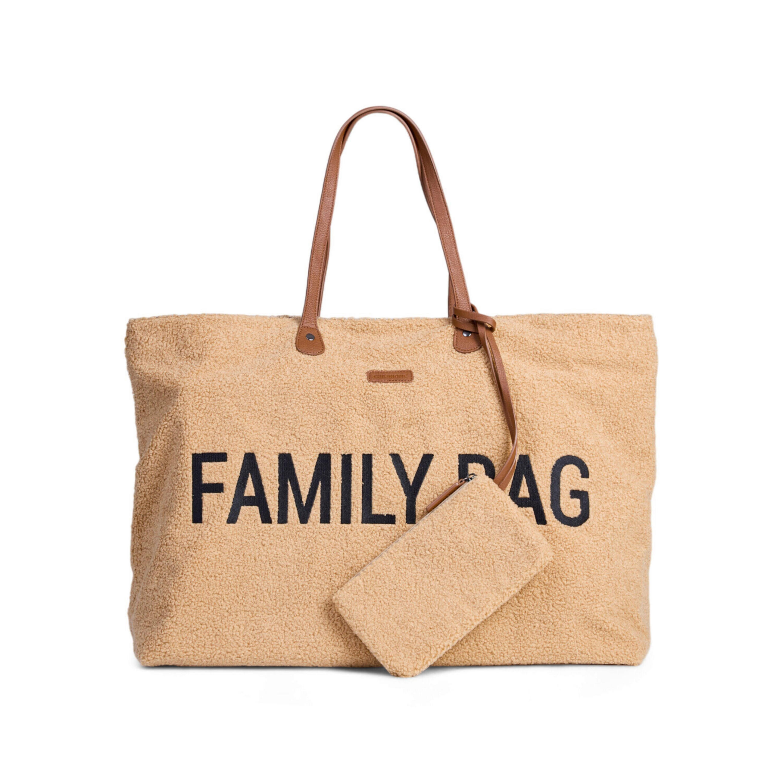 Childhome Wickeltasche Hellbraun 55x18x40 cm
