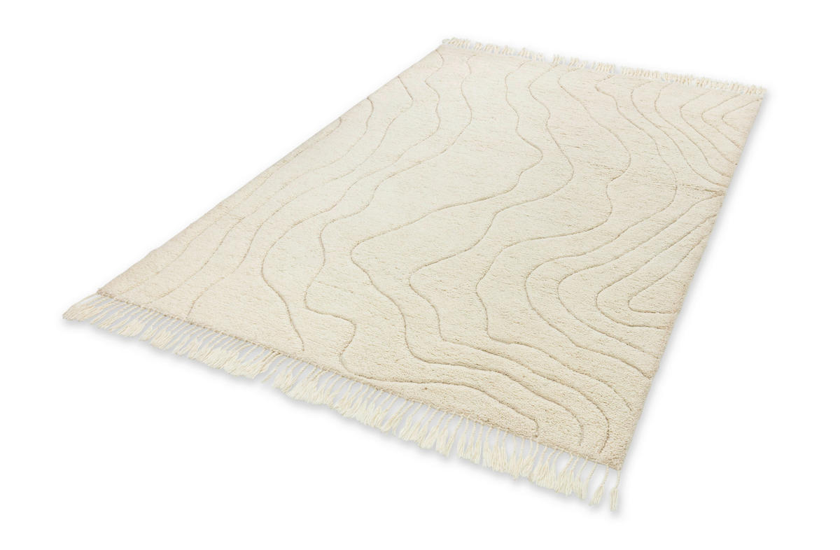 WEBTEPPICH 160/230 cm Liora Creme rechteckig  - Creme, Basics, Textil (160/230cm) - Schöner Wohnen
