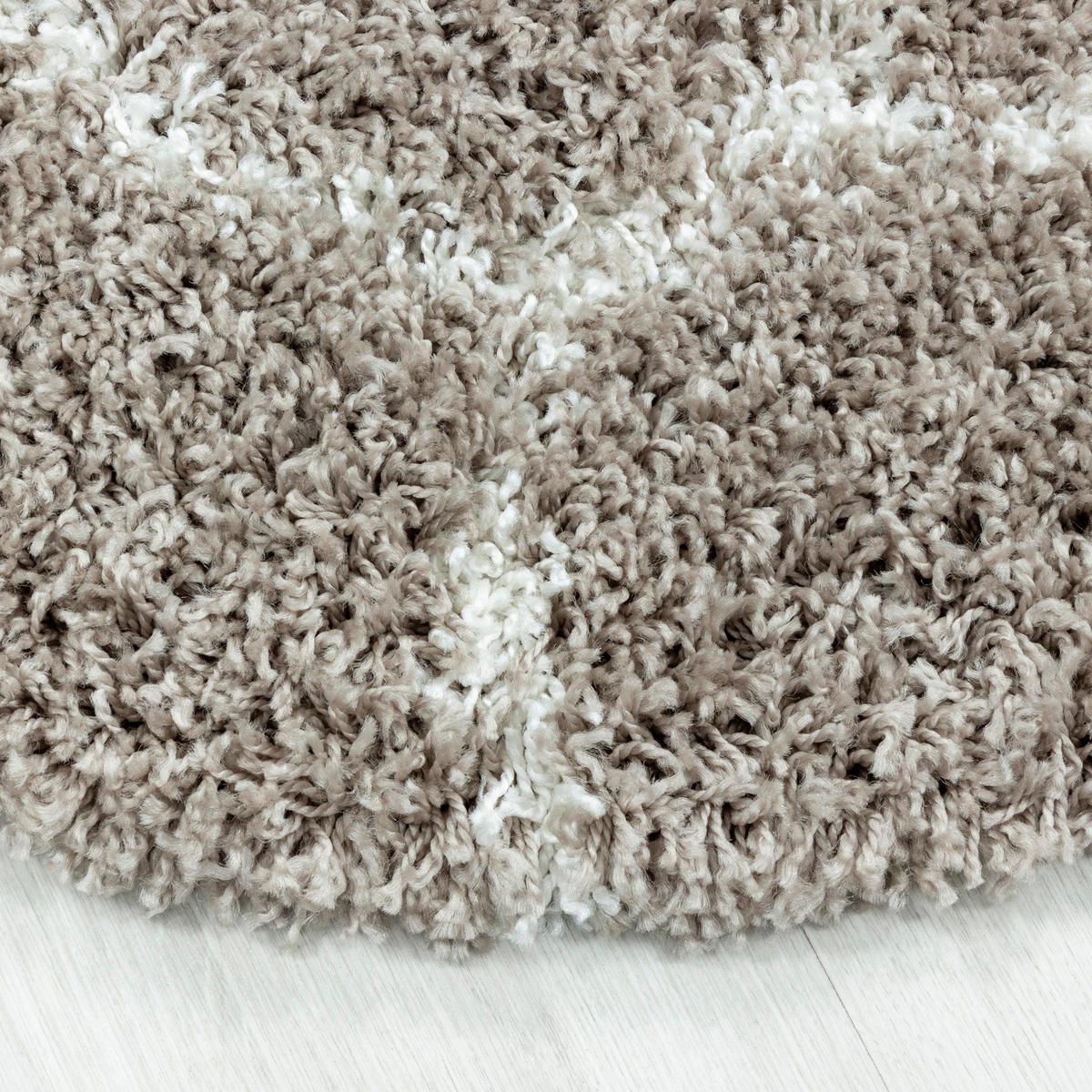 VÄVD MATTA 120 cm Salsa 3201 Beige  - beige, Design, textil (120cm)