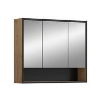 SPEGELSKÅP  - ek Artisan, Trend, trämaterial/glas (80/68/19cm) - MID.YOU