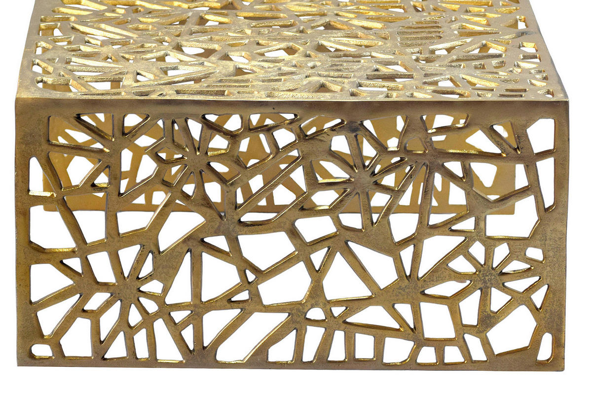 Măsuță De Cafea din metal, 60/60/31 cm - auriu, Design, metal (60/60/31cm) - Livetastic