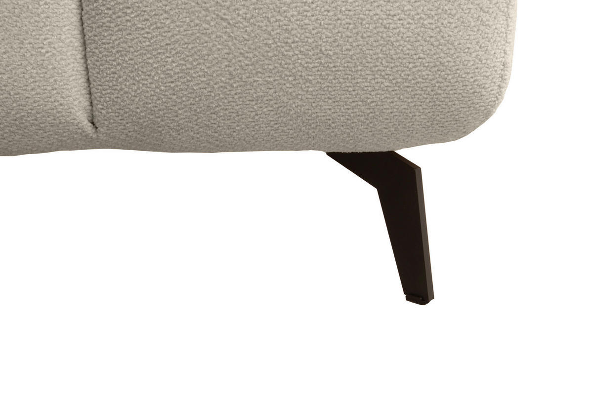 BOXBETT 140/200 cm,  in Weiß, Bettkasten, Topper, H3 + H3 = fest  - Schwarz/Weiß, Trend, Textil/Metall (140/200cm) - Esposa