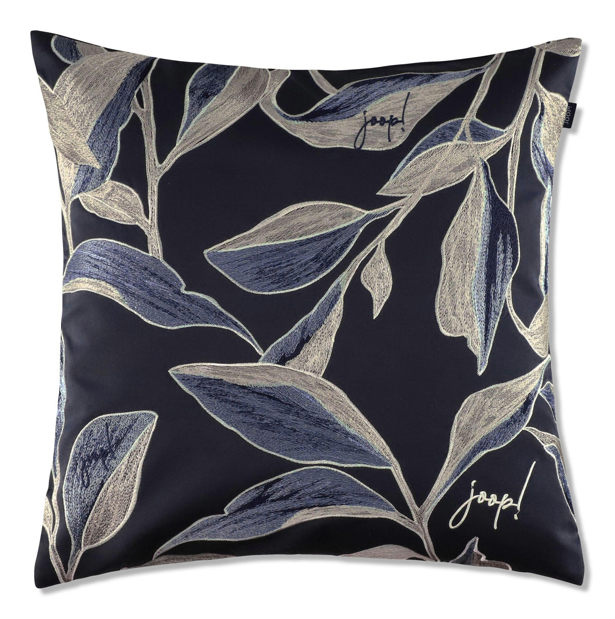 KISSENHÜLLE JOOP! Flora marine 50/50 cm  - Dunkelblau, Basics, Textil (50/50cm) - Joop!