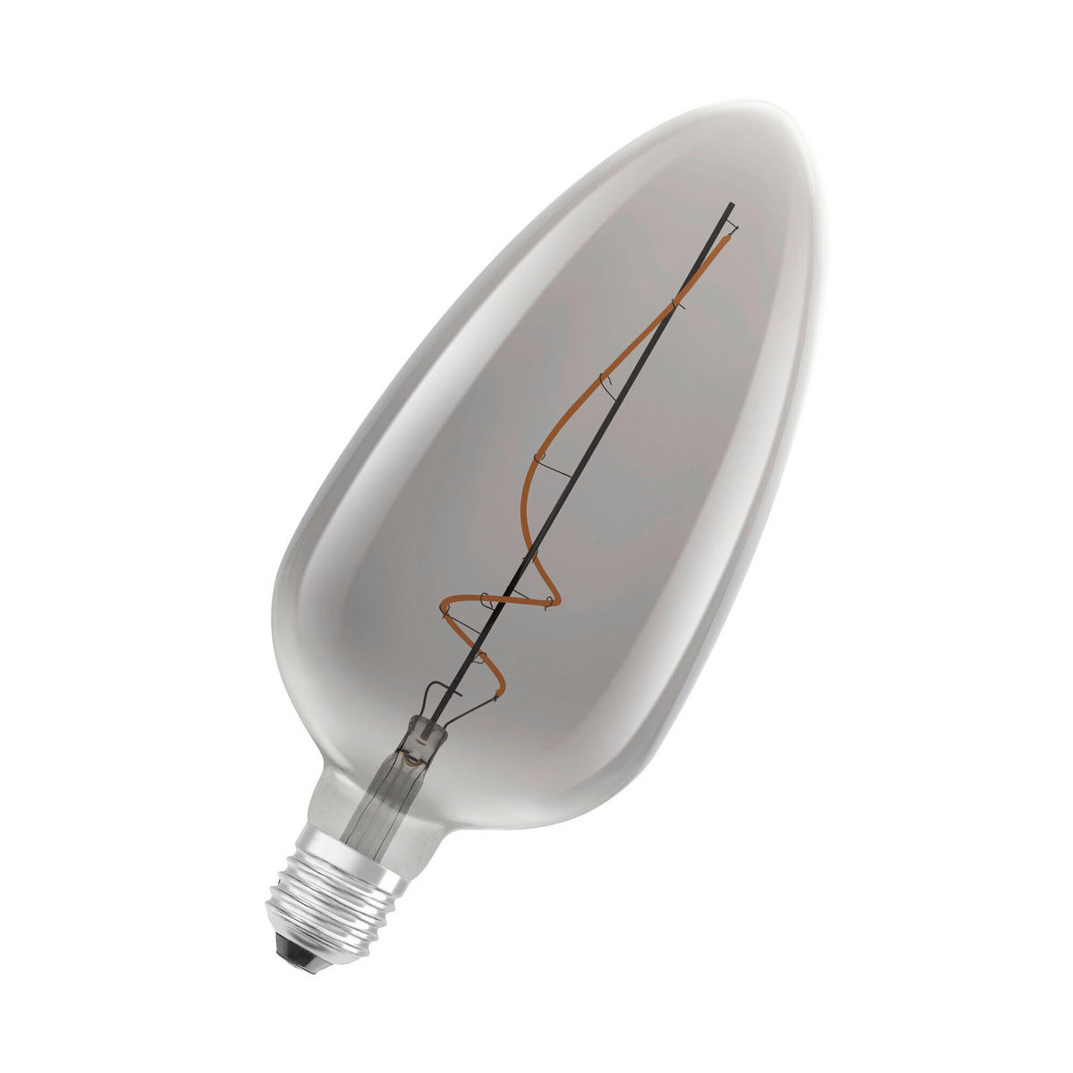LED-LEUCHTMITTEL   E27 4 W  - Hellgrau, Basics, Glas (12,5/28,3cm) - Osram