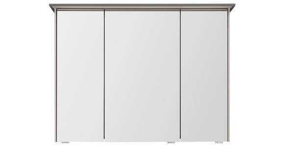 SPIEGELSCHRANK 92/71/17 cm  - Chromfarben/Eichefarben, Design, Glas/Holzwerkstoff (92/71/17cm) - Dieter Knoll