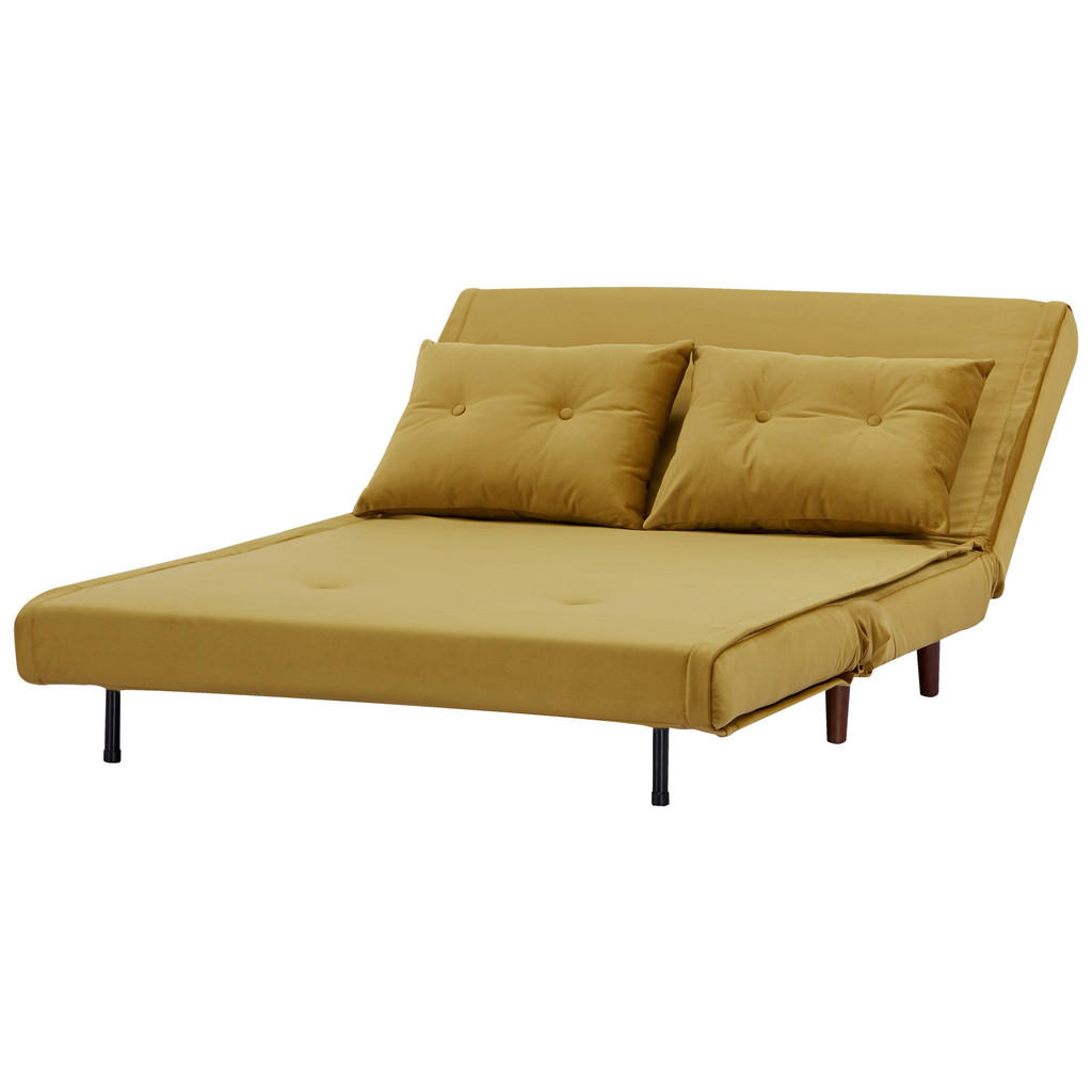 Thumbnail - Livetastic Schlafsofa, Gelb, Textil, Birke, vollmassiv, 1-Sitzer, Füllung: Polyester, 122x81x88 cm, Bsci, Liegefunktion,...