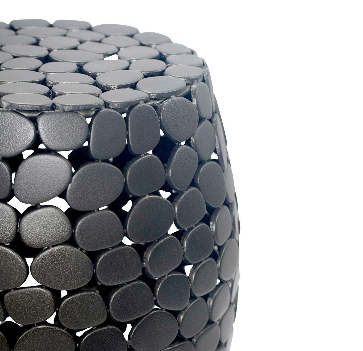 PRÍRUČNÝ STOLÍK, čierna - čierna, Design, kov (40/46/40cm) - Livetastic