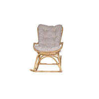 SCHAUKELSTUHL in Naturfarben  - Creme/Naturfarben, Natur, Holz/Textil (65/96/122cm) - MID.YOU