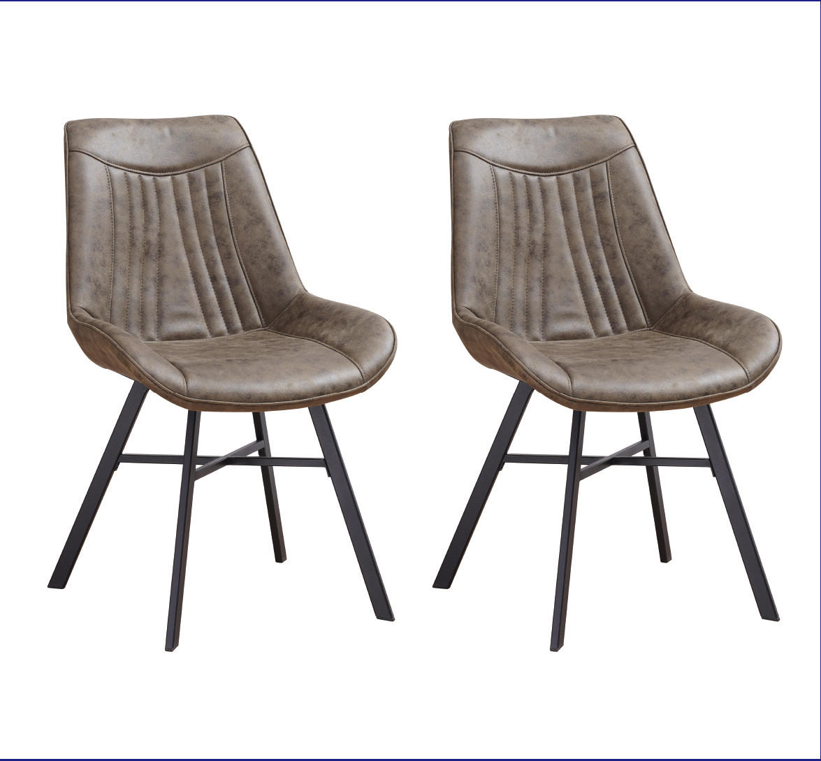 Mid.you Stuhl-Set Grün 53x87x63.5 cm