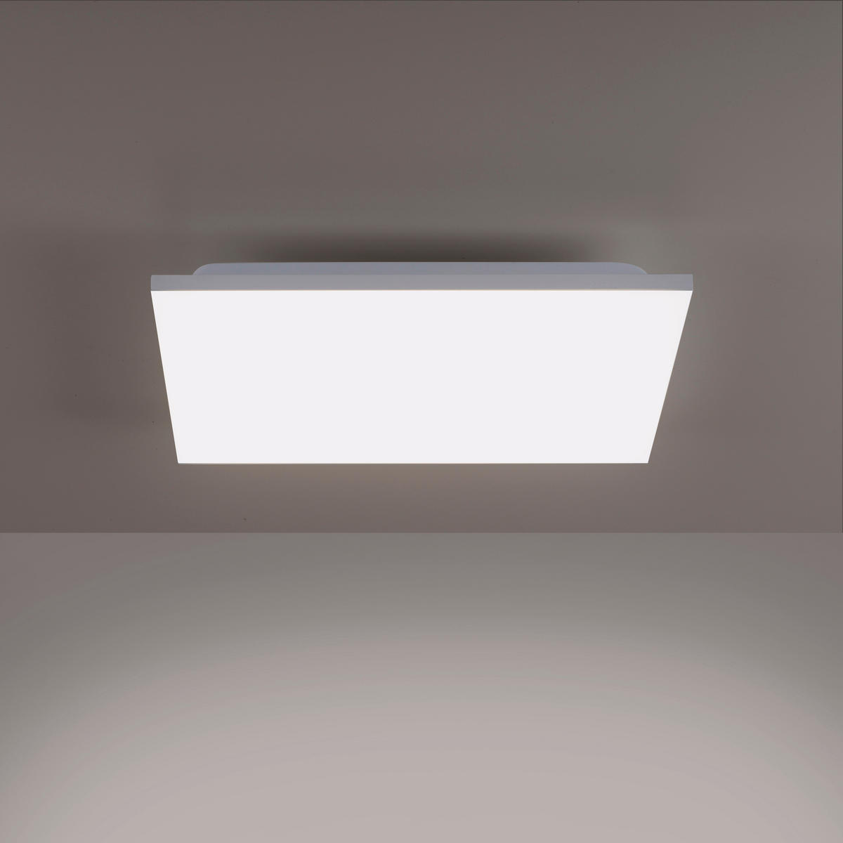 LED-DECKENLEUCHTE 45/45/7 cm   - Weiß, Design, Kunststoff/Metall (45/45/7cm)