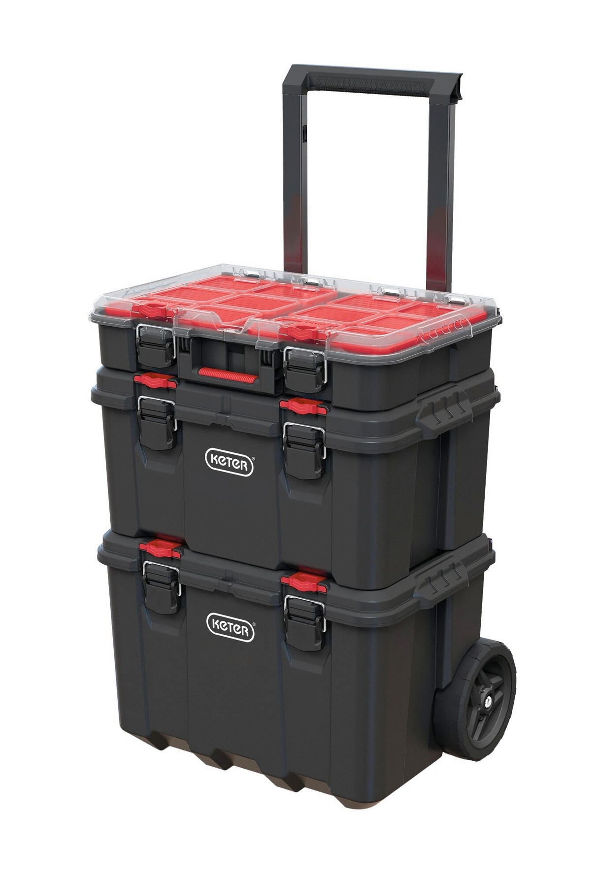 KUFŘÍK NA NÁŘADÍ - černá, Basics, plast (53/70/41cm) - Ambia Garden