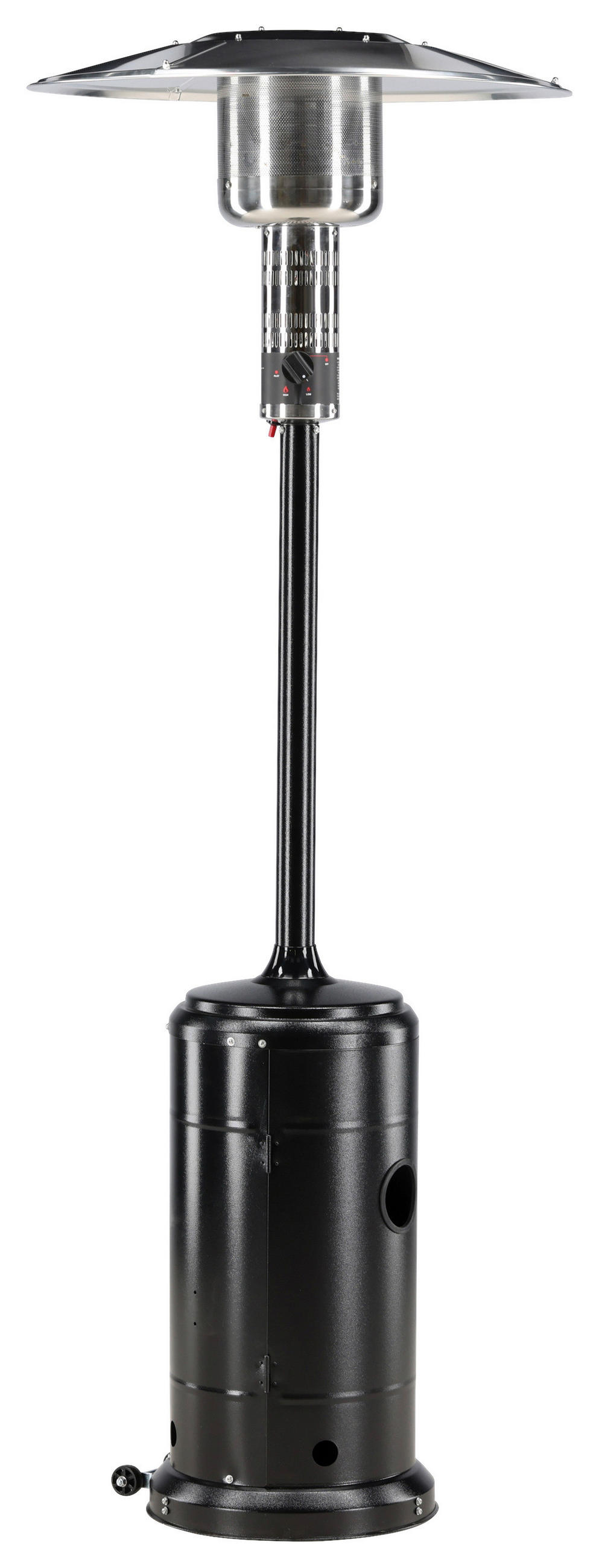 STRÅLARE FÖR TERRASS - silver/svart, Klassisk, metall (81.5/225/82cm) - Gardenson