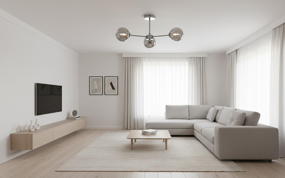 DECKENLEUCHTE  62/25 cm    - Braun, Trend, Glas/Metall (62/25cm) - Novel