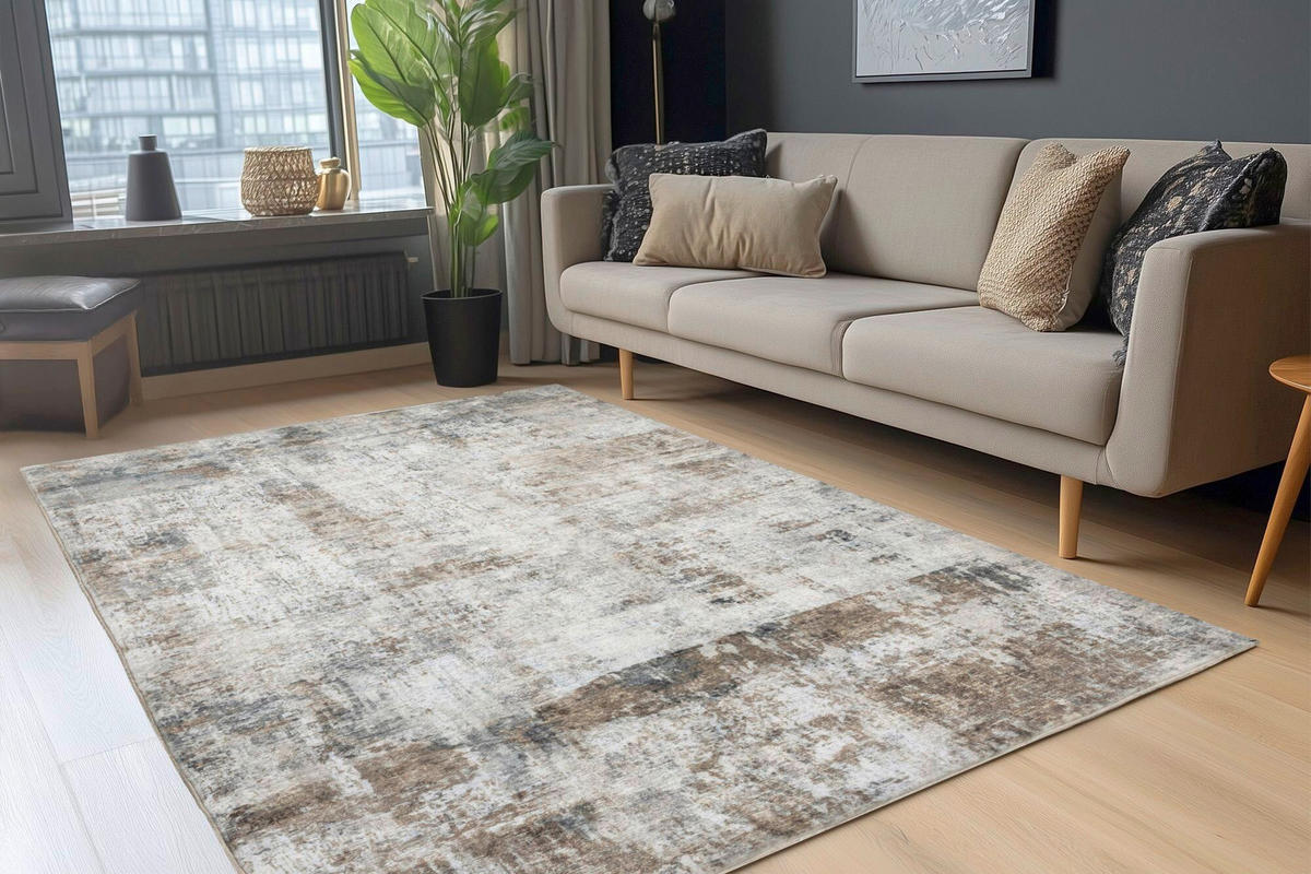 FLACHWEBETEPPICH 120/170 cm Taupe  - Taupe, Basics, Textil (120/170cm) - Kayoom