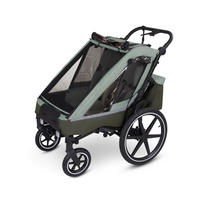 FAHRRADANHÄNGER   Tour  - Olivgrün, Basics, Textil (109/80.5/111cm) - ABC Design