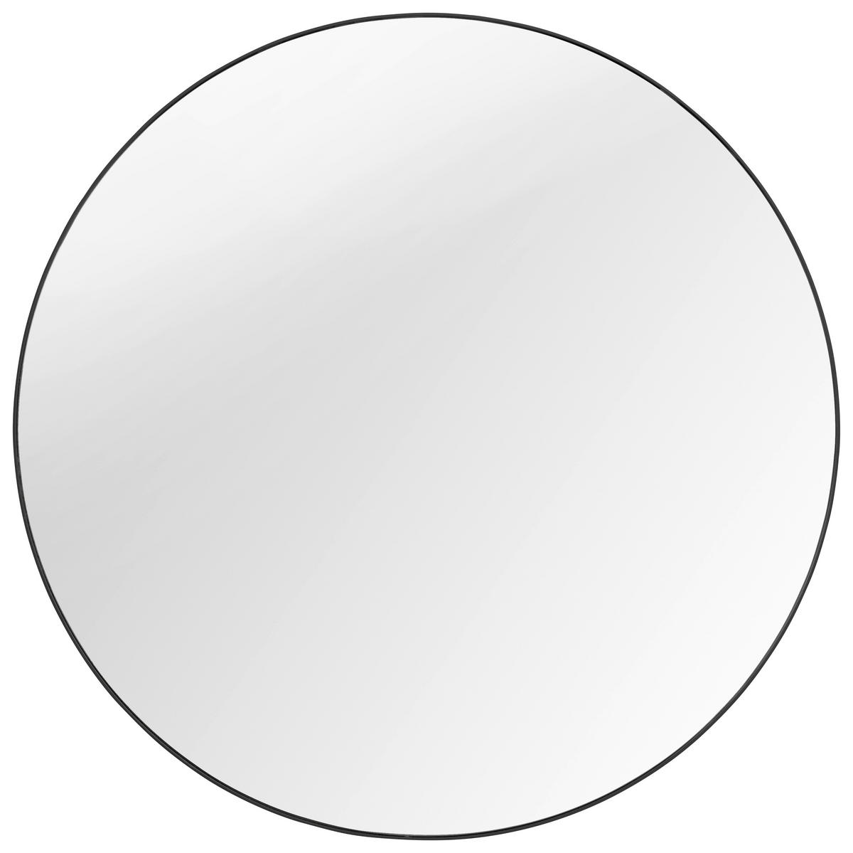 ZIDNO OGLEDALO  62,8/62,8/4 cm     - crna, Dizajnerski, staklo/metal (62,8/62,8/4cm) - Xora
