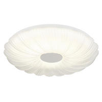 STROPNÍ LED SVÍTIDLO, 38/7 cm  - bílá/opál, Konvenční, kov/plast (38/7cm) - Globo