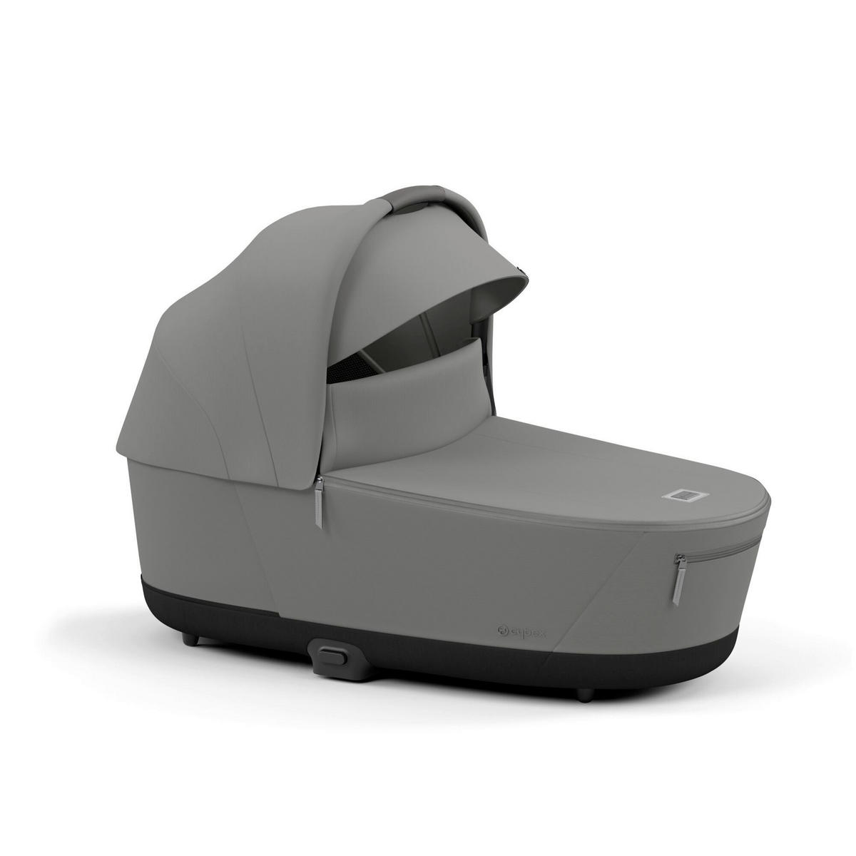 LIEGEWANNE PRIAM LUX  - Dunkelgrau/Weiß, Trend, Textil (87,5/48/60cm) - cybex PLATINUM