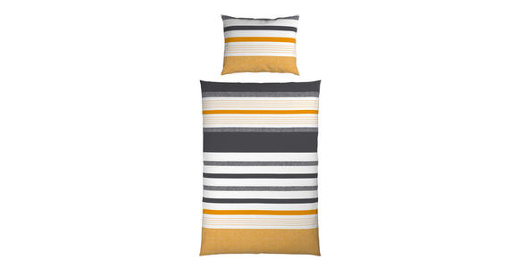 BETTWÄSCHE Renforcé 140/200 cm  - Gelb, Basics, Textil (140/200cm) - Novel