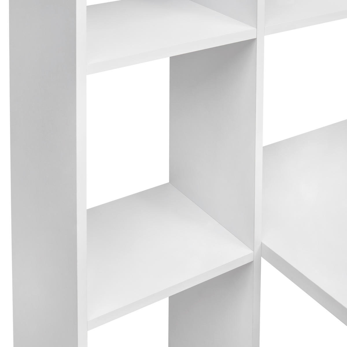 SCHREIBTISCHKOMBINATION Weiß  - Weiß, MODERN, Holzwerkstoff (110/149/94cm) - MID.YOU