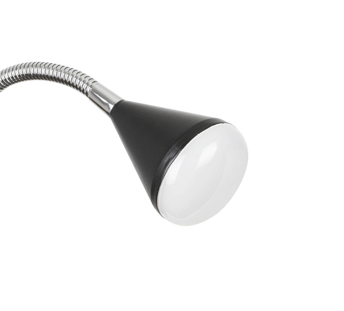 LED-KLEMMLEUCHTE 42/6/10 cm   - Chromfarben/Transparent, Basics, Kunststoff/Metall (42/6/10cm) - Boxxx