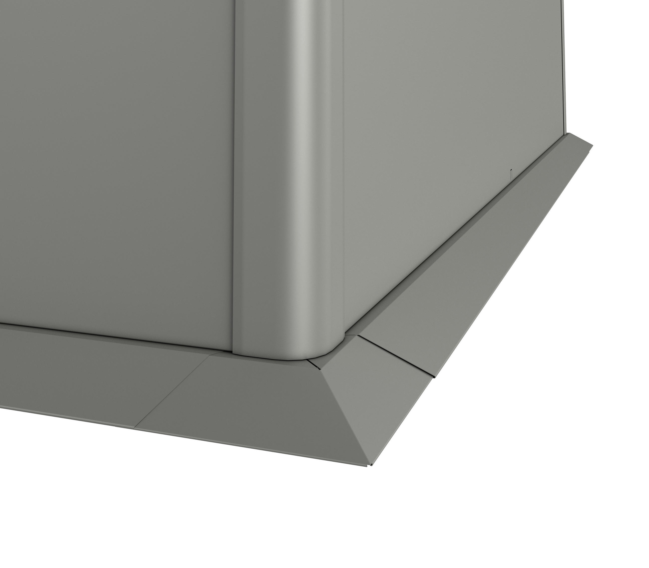 MÄHKANTE  - Grau, Basics, Metall (214/6,3/66,4cm) - Biohort