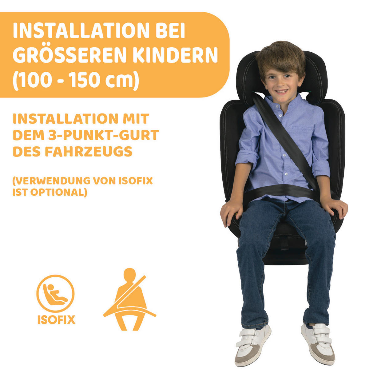 KINDERAUTOSITZ MOKITA I-SIZE  - Dunkelgrau, Basics (46/79/44cm) - Chicco