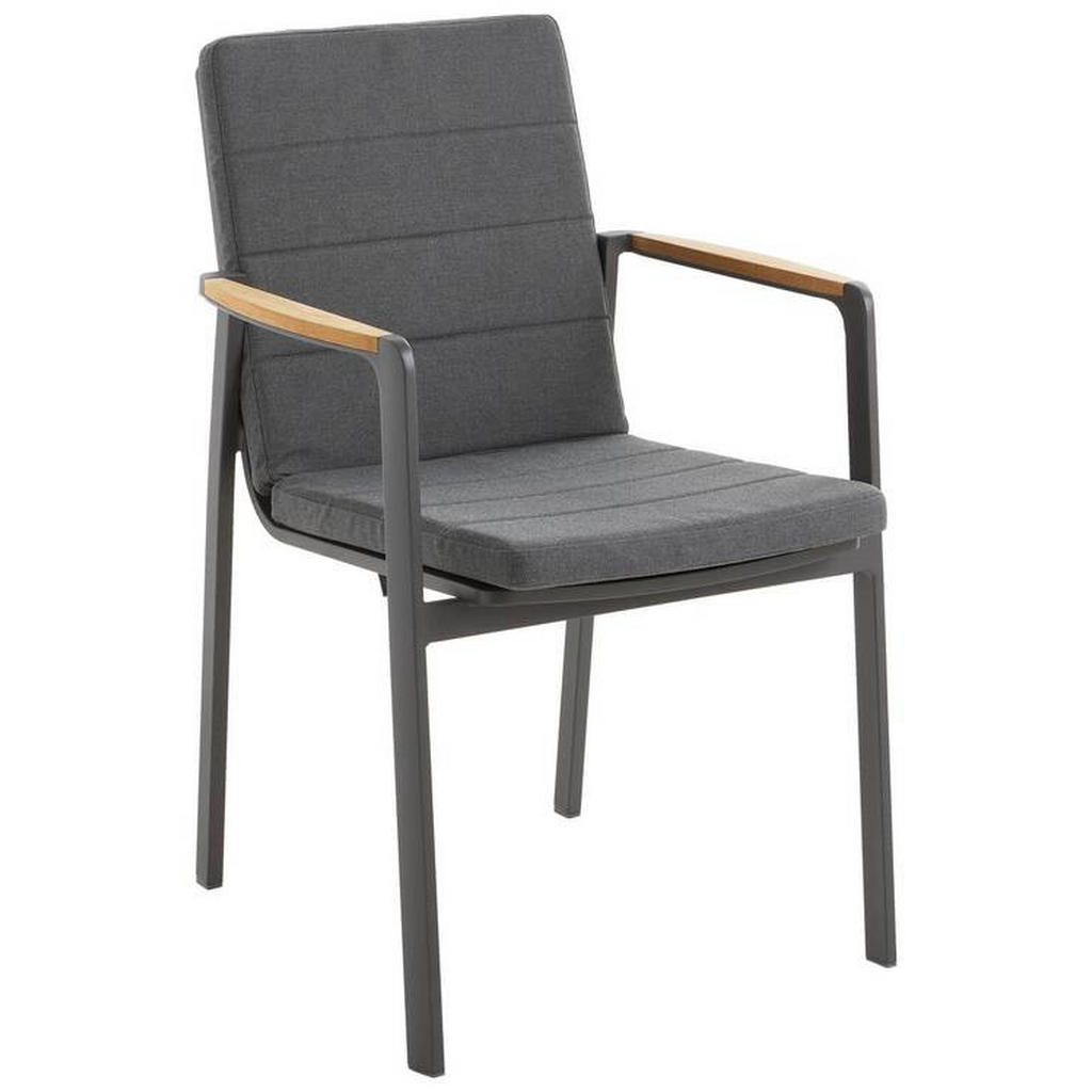 Premium Living STOHOVATELNÉ KŘESLO, dřevo, kov, textil