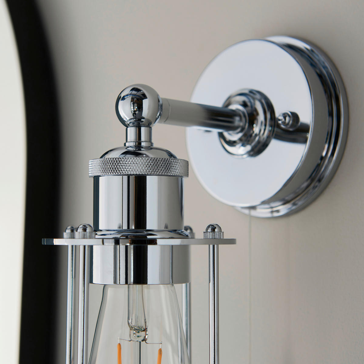 BADEZIMMER-WANDLEUCHTE 11/28,6 cm   - Chromfarben, KONVENTIONELL, Metall (11/28,6cm) - ENDON